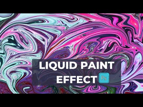 How to Create Liquid Paint Marbling Effect Using Photoshop | Super easy and quick Method