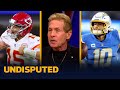 Patrick Mahomes & Chiefs defeat Justin Herbert's Chargers in OT — Skip & Shannon I NFL | UNDISPUTED