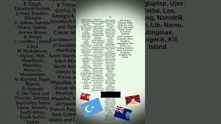 Jaluit, Kwajalein, Enewetak, Bikini, Rongelap, Ailinglaplap, Ujae, Wotho, Lae, Ujelang, Namdrik