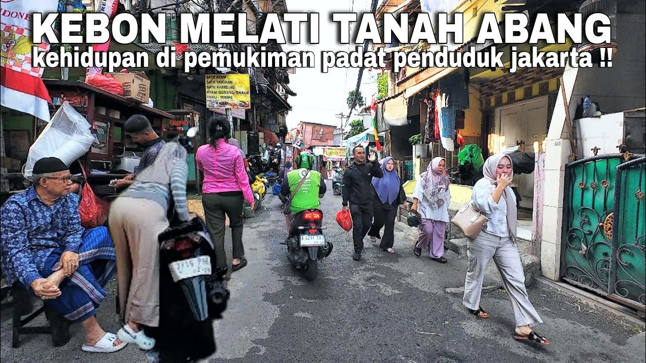 MELIHAT SUASANA PEMUKIMAN PADAT JAKARTA SORE HARI DI JAM PULANG KERJA ! | real life in jakarta