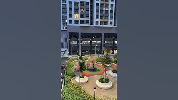 Công viên nội khu chiều mưa Q7 Sài Gòn Riverside | Căn hộ vui vẻ