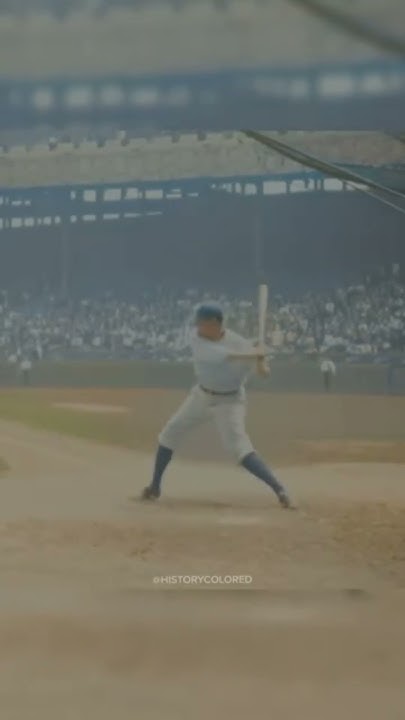 image of Babe Ruth hits a home run in 1920 - Restored Footage - YouTube
