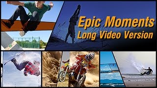 After Effect Video Displays Template. Epic Moments. Long Video Version