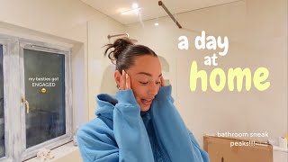 spend the day with me 🤍 | my bestie is ENGAGED!! 👰🏽‍♀️ home updates, organising + skincare faves ✨