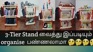 3-Tier Stand Organisation Ideas in Tamil/multipurpose stand organisation ideas