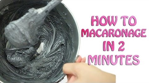 How to Properly Macaronage in 2 Minutes to Prevent Hollow Shells