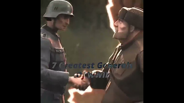 7 Greatest Generals Of World War 2 | WWII edit
