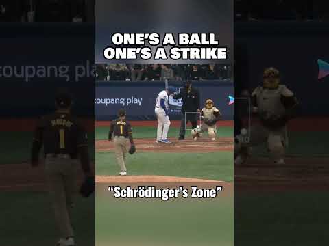 One is a Ball and One is a Strike?? Schrödingers zone #mlb