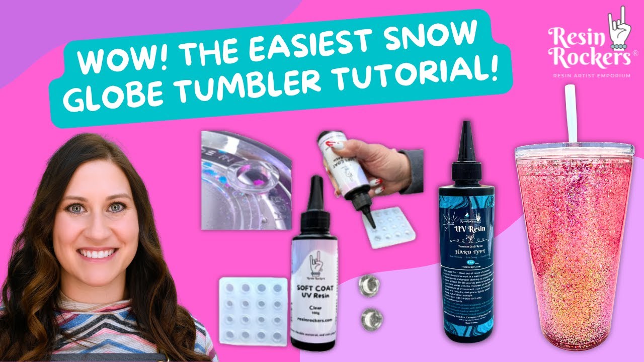 DIY Suspended Glitter Snow Globe Tumbler Easy Step-by-Step! - YouTube