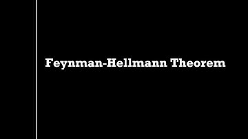 Feynman-Hellmann Theorem