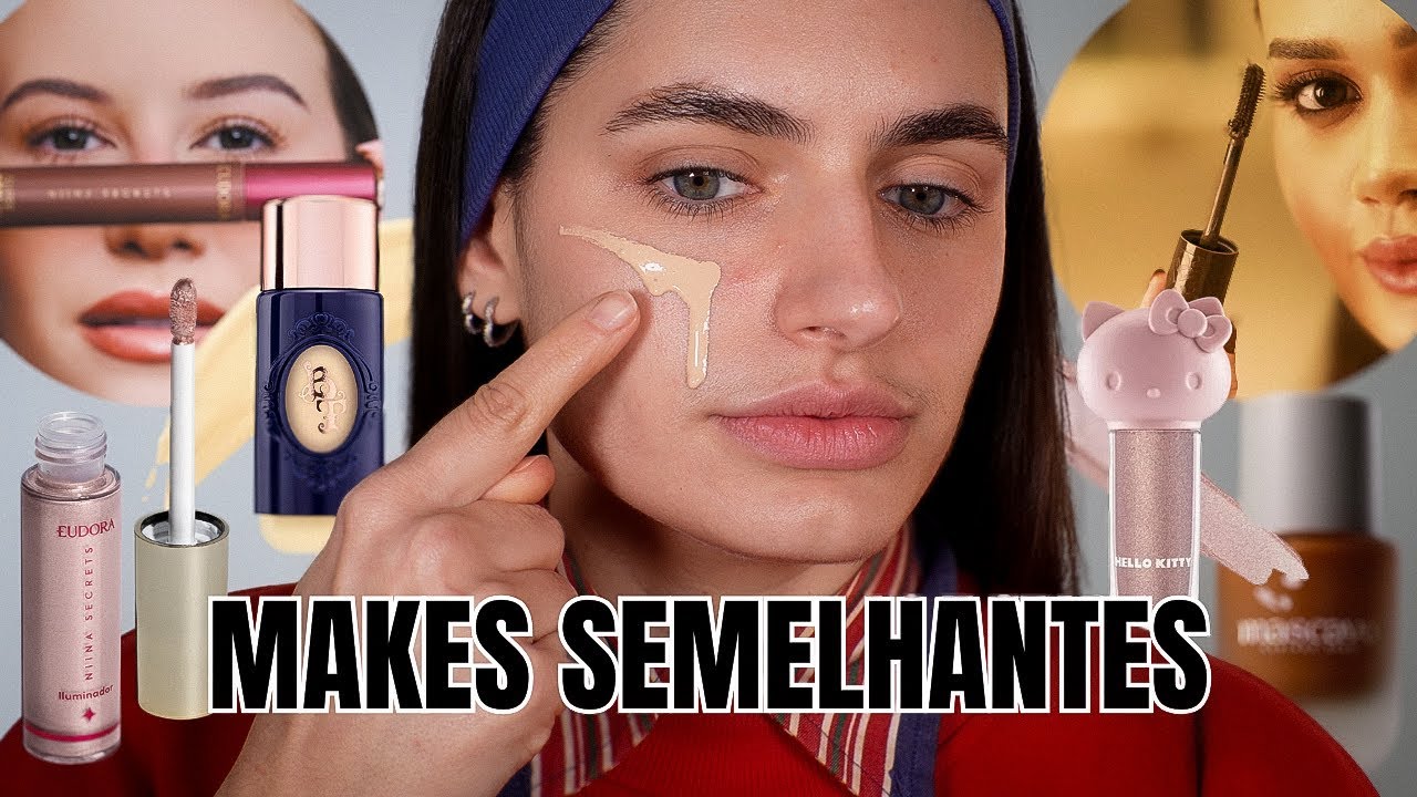MAQUIAGENS DE BLOGUEIRAS SEMELHANTES 😮‍💨🤌🏻