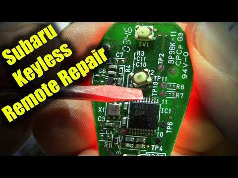 Subaru Keyless Remote Repair