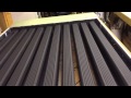 Solar Hot Air Collector (Aluminum Downspout) First Test!