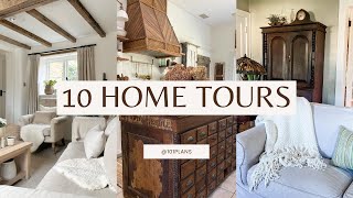 10 home tours💝natural materials for a cozy atmosphere