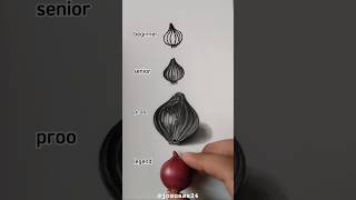 How To Draw An Onion 😳🤯🔥 #Josuaas24 #Art #Drawing #Shorts