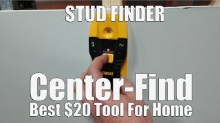 DEWALT Stud Finder with CenterFind Vs Zircon HD35 & Zircon Triscan