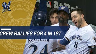 NLCS Gm6: Brewers open up with 4 runs in the 1st inning