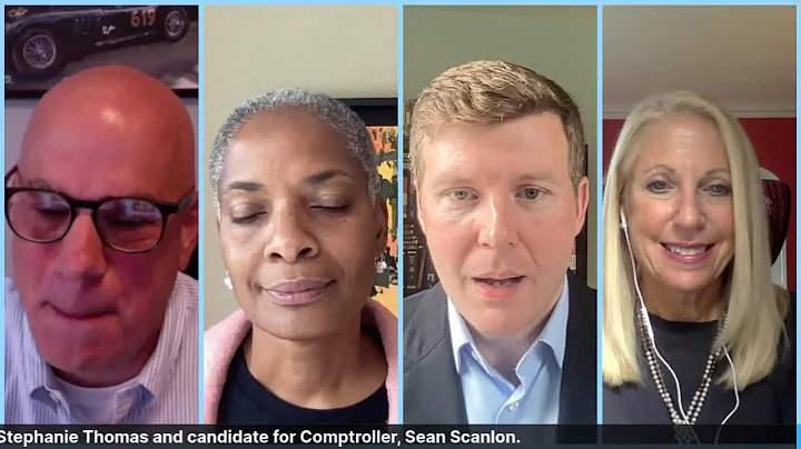 Comptroller candidate Sean Scanlon and secretary o...
