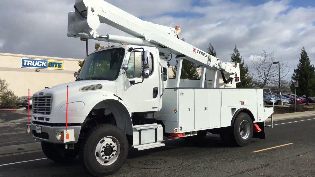 2008 Freightliner 4x4 Terex HiRanger TL50MH 55' Bucket Truck For Sale