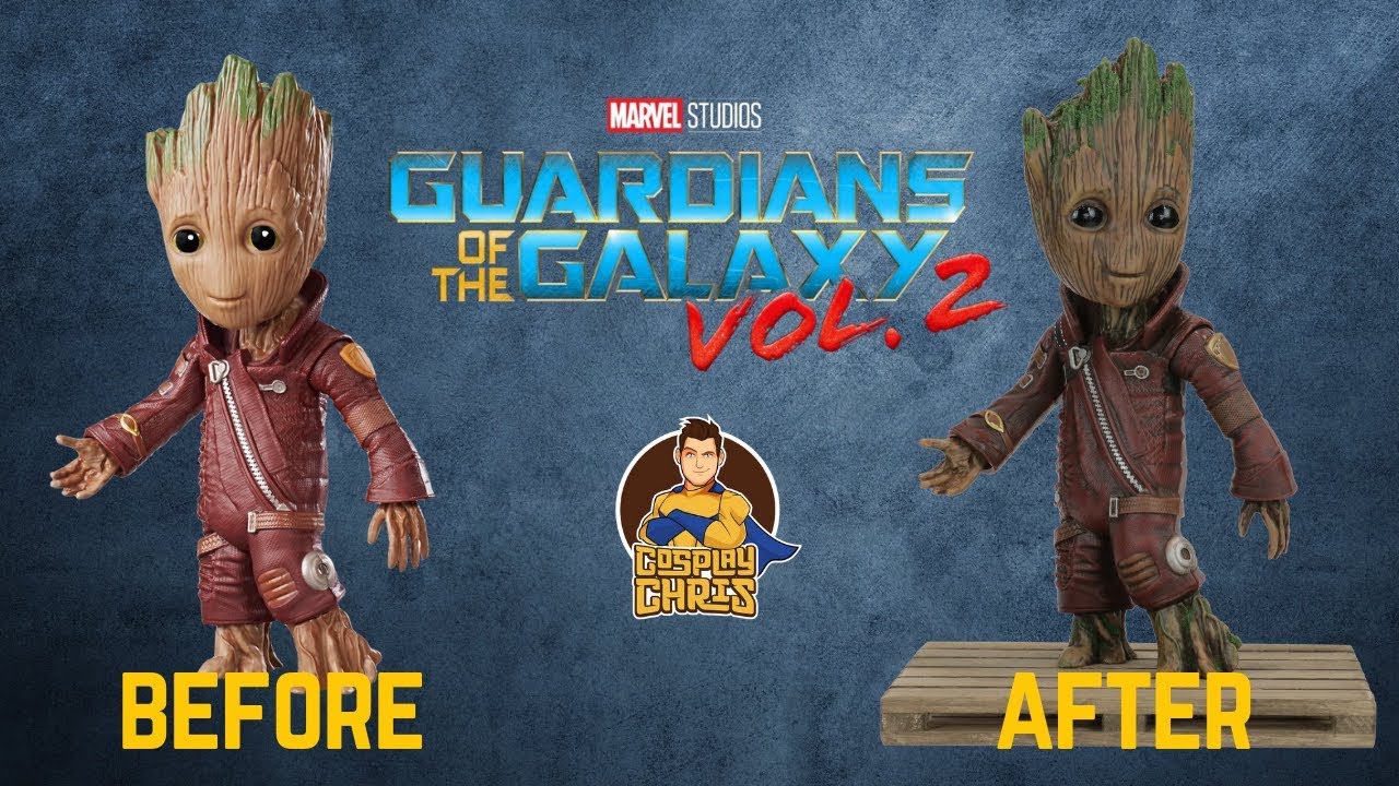 Hasbro Baby Groot Makeover- Chris' Custom Collectables! 