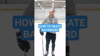 HOW TO SKATE BACKWARD #icehockey