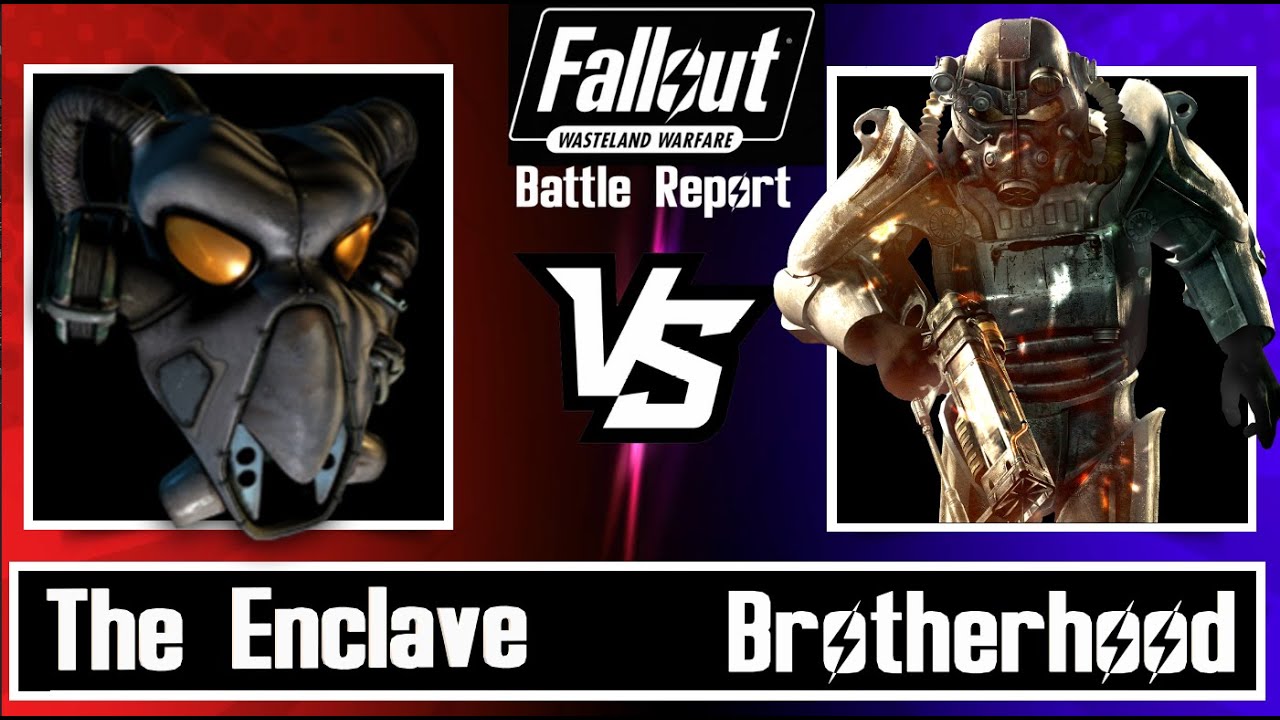 Fallout Wasteland Warfare Battle Report S1E2 - Enclave vs. Brotherhood - Red Rocket Misunderstanding