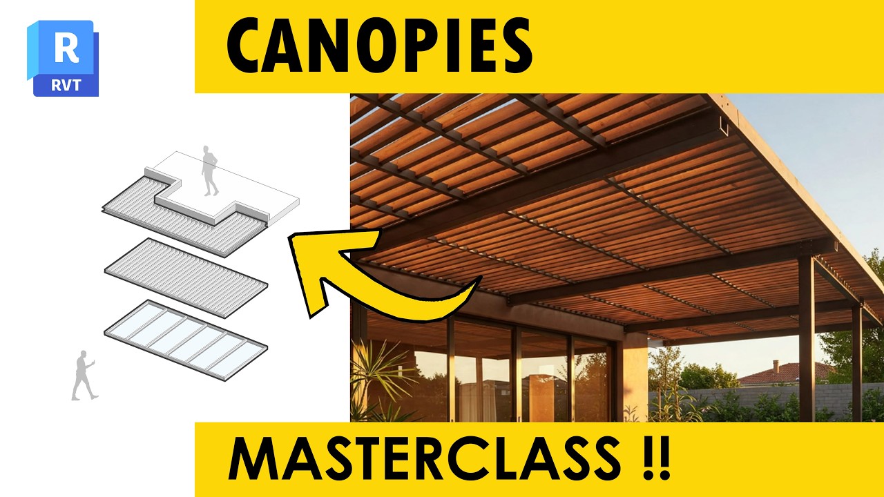 Canopies detail in just 10 Mins | Revit Masterclass - YouTube