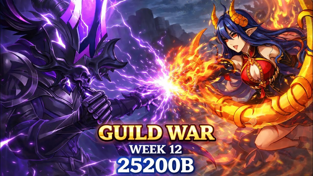 Gold Tower Defence M Guild War Season 12 Week 12 Maximum points 25200B