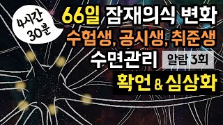 😴🎯 중요한 시험이나 면접을 앞둔 사람들을 위한 66일 잠재의식 변화 & 4시간반 수면관리 가이드, 이미지트레이닝과 긍정확언(셀프토크) 기법 [BSM Level 3 - 목표 달성]