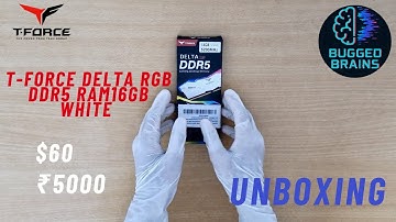 Unboxing the T-Force Delta RGB DDR5 16GB (White) | Killer Aesthetics!