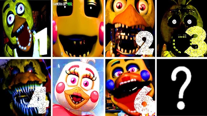 Inspirado no FNAF Pizzeria Simulator Conjunto de 6 Angola