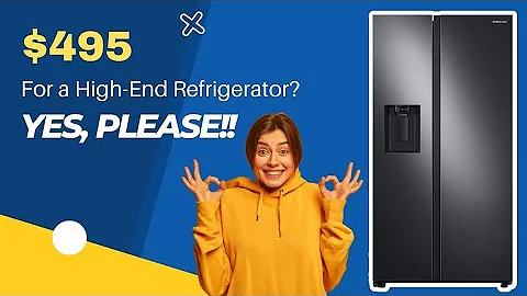 #32   Samsung Side by Side Refrigerator with Single Ice Maker   RS27T5200SG @Fleamarketdeal
