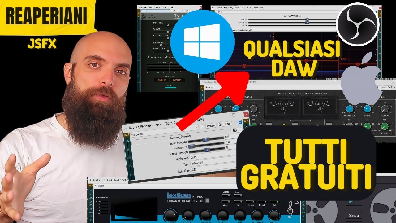 ANCHE SE NON USI REAPER - Sblocca un Universo di Effetti Audio GRATUITI: JSFX