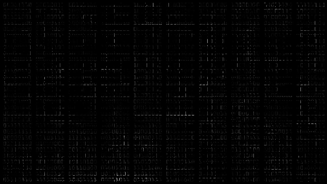 Binary Numbers Alpha Overlay 1 Animation Motion Background Stock Video Footage Free For Editing