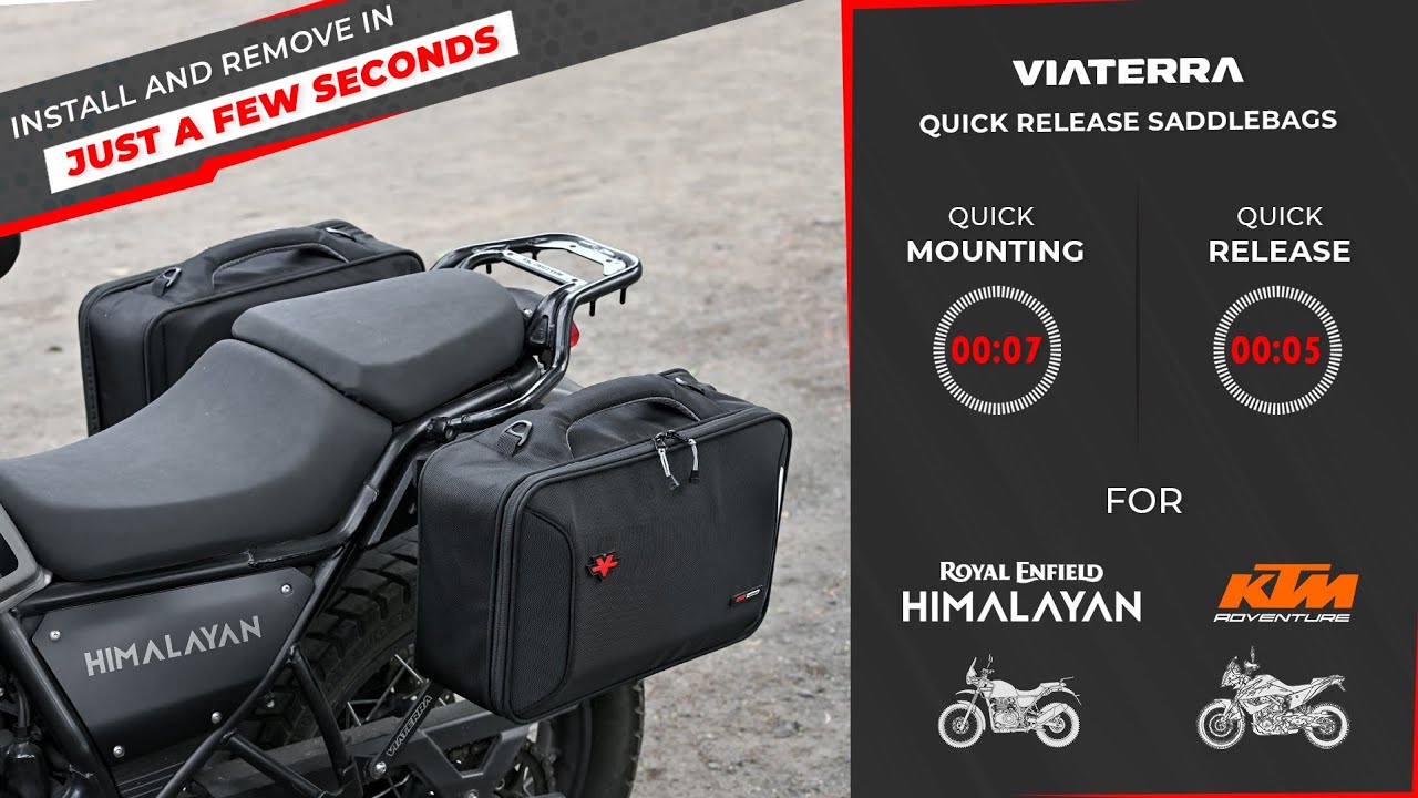 VIATERRA | VIATERRA TAILBAG | VIATERRA CLAW TAIL BAG | VIATERRA CLAW MINI  MOTORCYCLE TAIL BAG | - YouTube