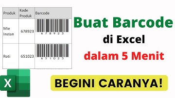 Cara Membuat Barcode di Excel Hanya Dalam 5 Menit