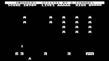 Invaders (New Atari User) for the Atari 8-bit family