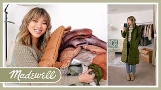 Madewell New Arrivals Fall try on haul 17 pieces Coats Jackets Sweaters bags denim