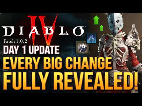 Diablo 4 - Here It Is! The Day 1 Update: New Patch Changes Necromancer, Druid and More!