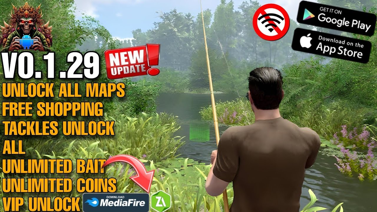 Game Mancing Offline Terbaik Android 2025‼️Professional Fishing 2 Mod