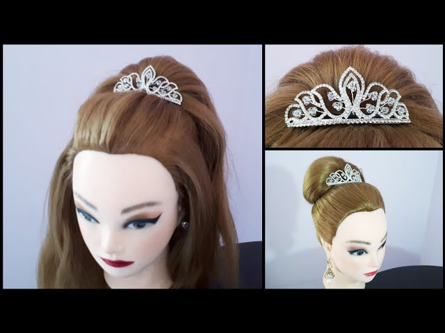 Buy Rhythmic Gymnastic Hair Bun Accessory, Crown for Rhythmic Gymnastics  Performance, Acrobatic, Skating Hair Bun, Dance Bun Crown, Rhythm Dance  Online in India - Etsy