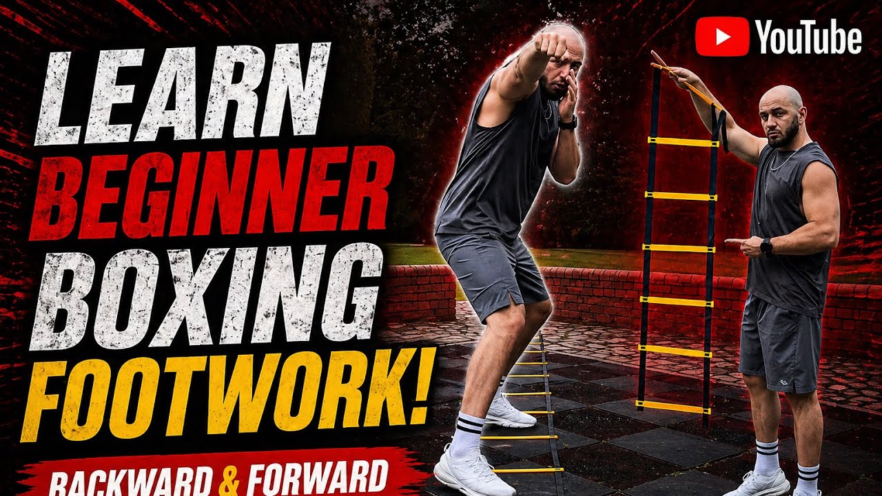 Learn Beginner Boxing Footwork! Backward and Forward! - YouTube