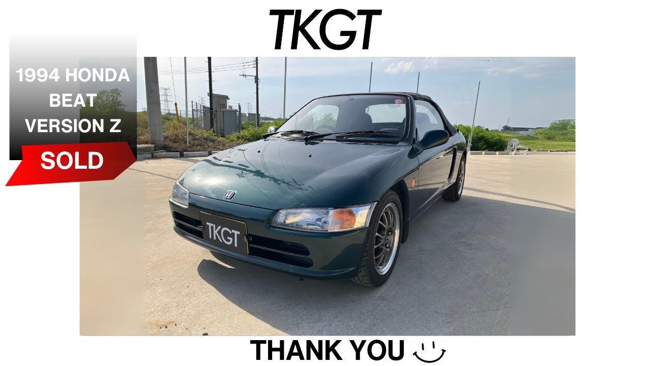 SOLD - 1994 HONDA BEAT Version Z MT #2101156 - YouTube