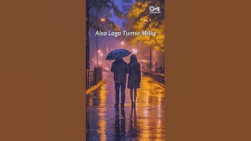 Tumse Milke Aisa Laga | Monsoon feels magical with this song 🌧️| #rdburman #love #rain #ytshorts