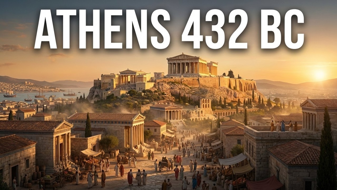 You would be terrified walking in athens 432 bc streets daily