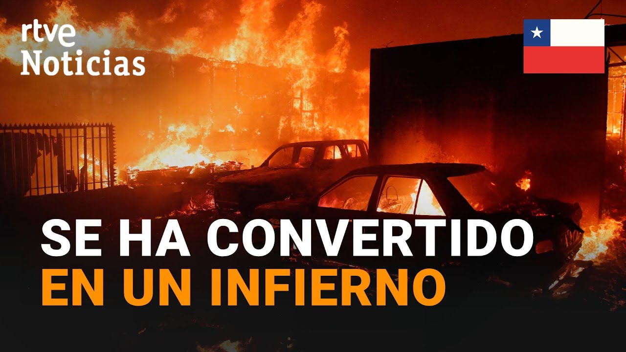 CHILE: Al menos 99 MUERTOS y CIENTOS DE DESAPARECIDOS por los INCENDIOS en VALPARAÍSO | RTVE