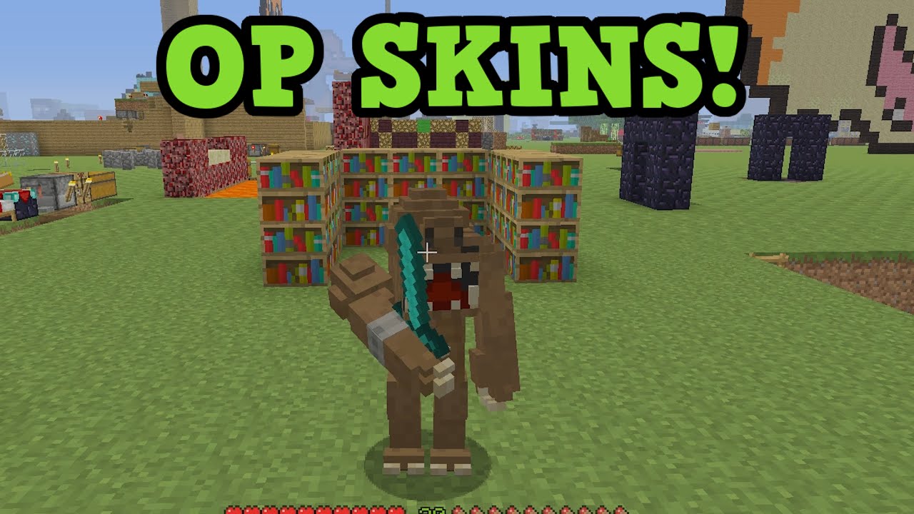 Minecraft Top 5 OVER Powered Skins! (Xbox / PS3 / PS4) - YouTube