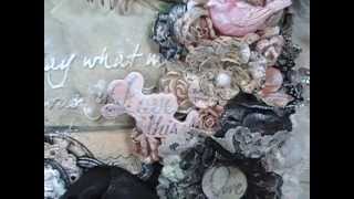 Shabby Chic Altered Canvas!