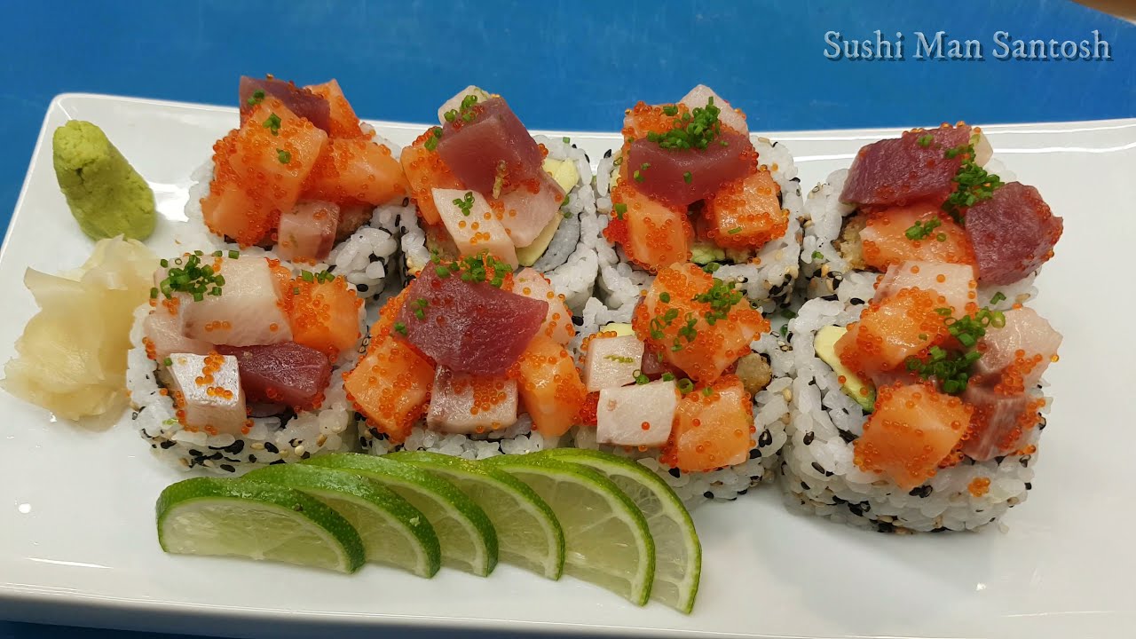 Deep Fried Shrimp Sushi Roll II How To Make Sushi With Sushi Man Deep Fried Shrimp Sushi Roll II How To Make Sushi With Sushi Man