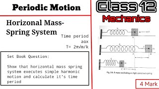 Horizontal Mass-Spring System | Periodic Motion I Class 12 I Physics I RBF 
